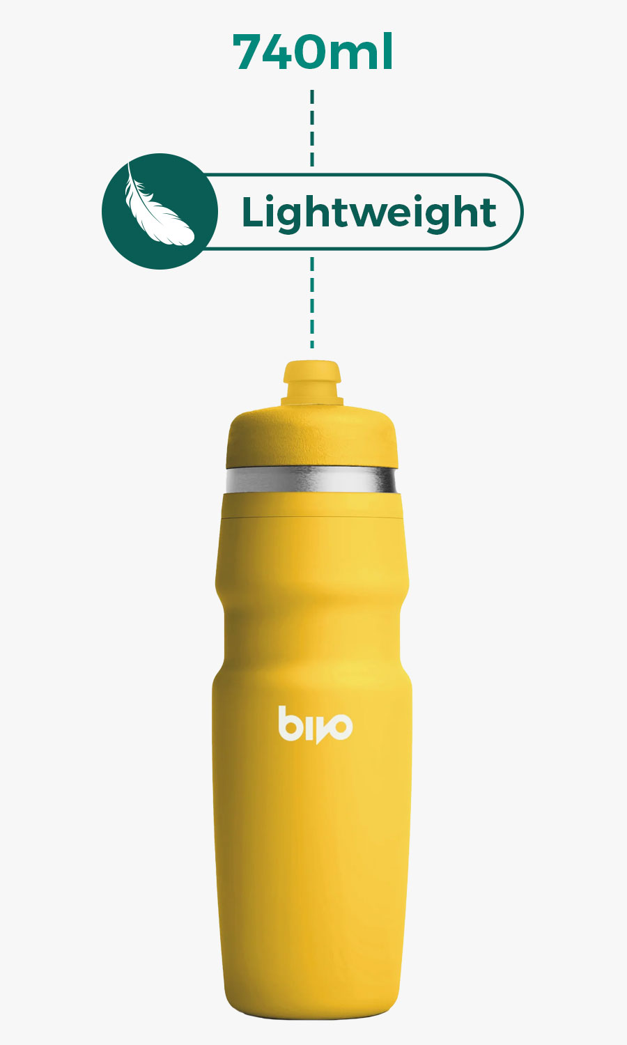 Bivo lightweight 740ml sun bottle